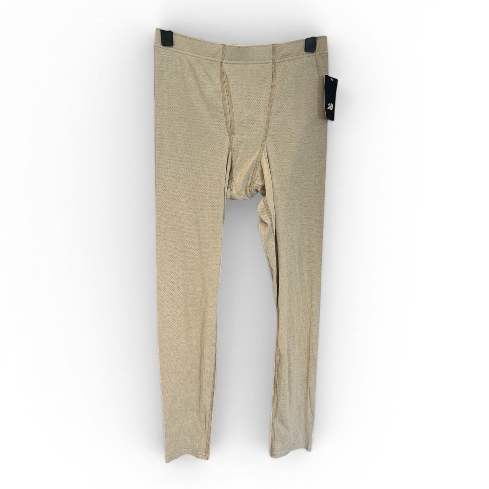 New Balance Women's Thermal Leggings Size Large Beige Base Layer